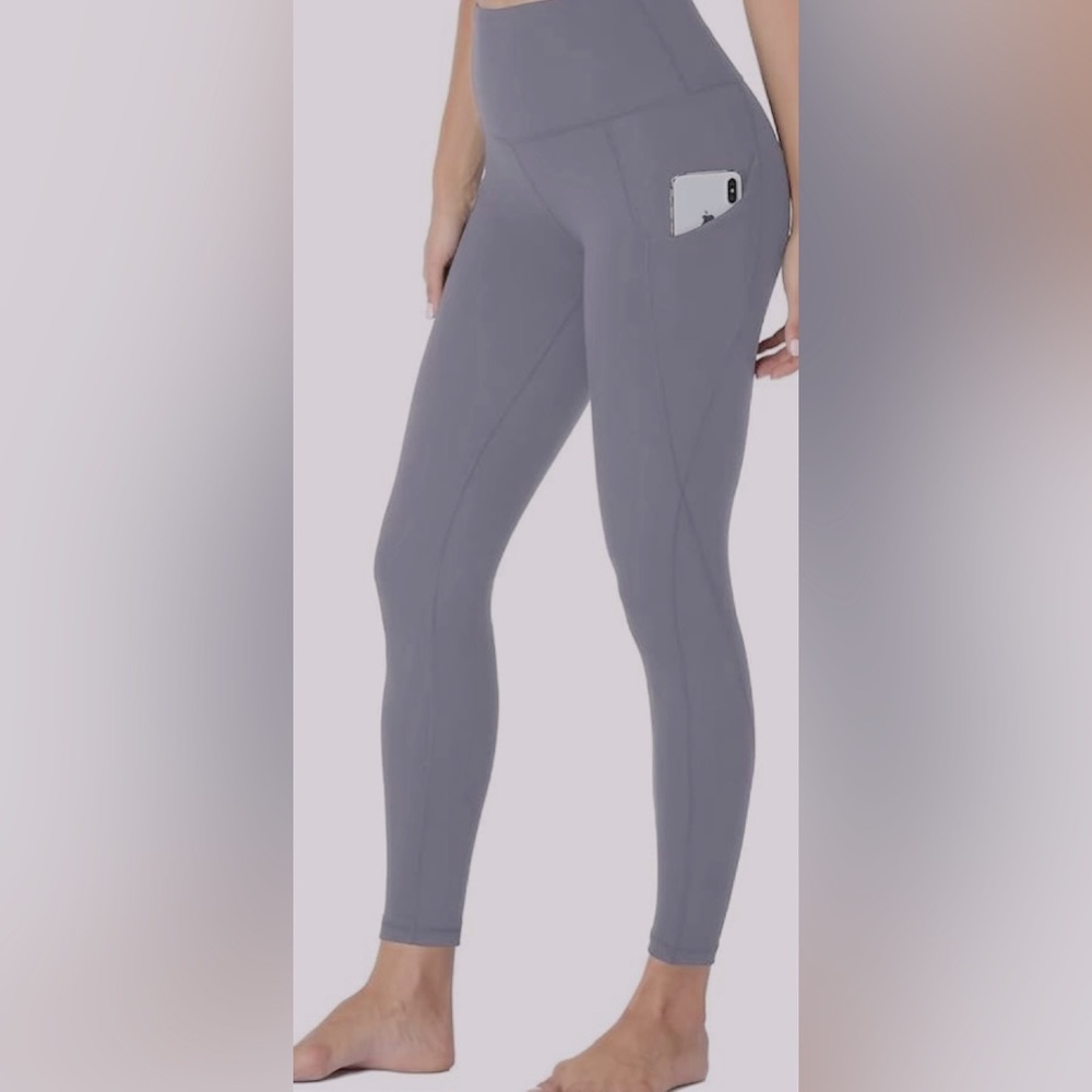 NWOT HLTPRO Leggings with Pockets for Women High Waist Tummy Control Yoga Pants